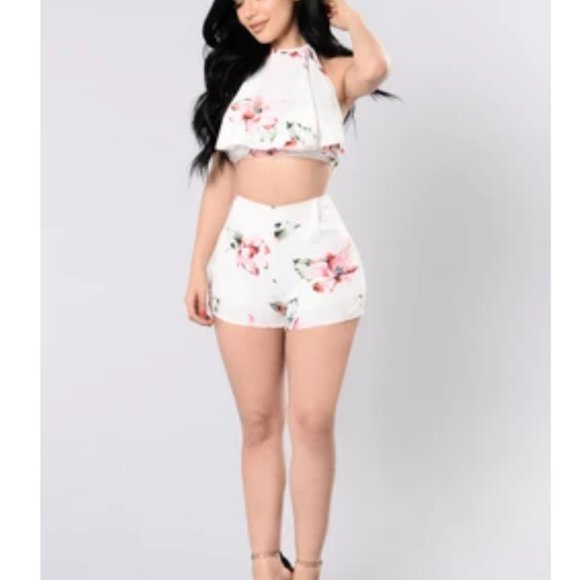 Floral Short set - Picture 2 of 2